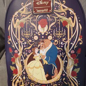 Loungefly Purple Beauty and the Beast Backpack